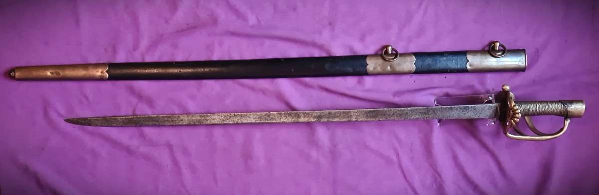 1783 Marechaussée (constabulary) Saber, Royal Manufacture Of Klingenthal-photo-4