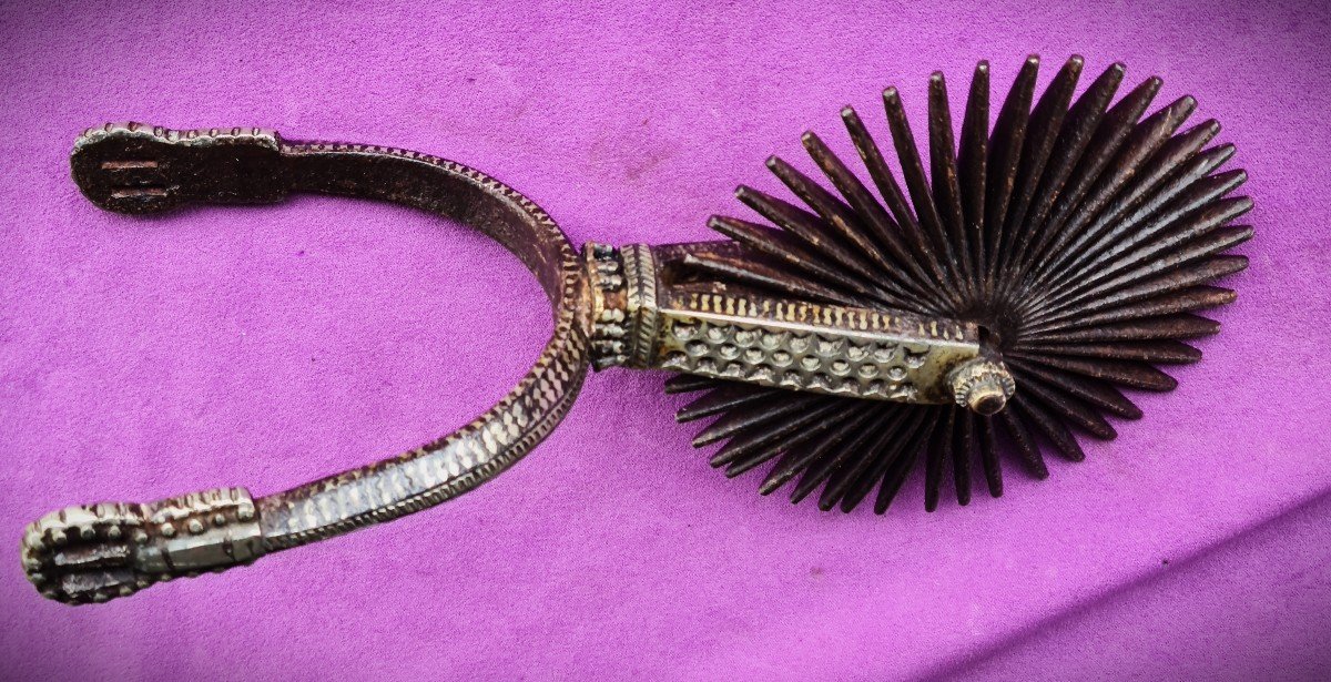 Pair Of 1st Quality  Spurs From Chile, 19th Century-photo-7