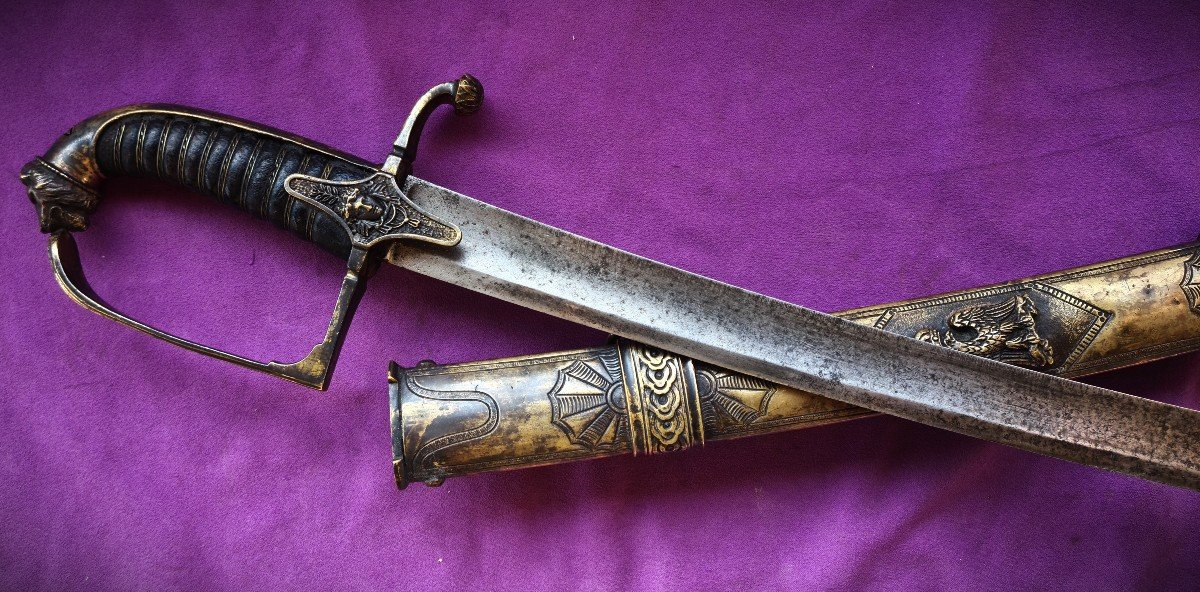 Reproduction Ancienne De Sabre d'Officier De Chasseur à Cheval De La Garde Impériale