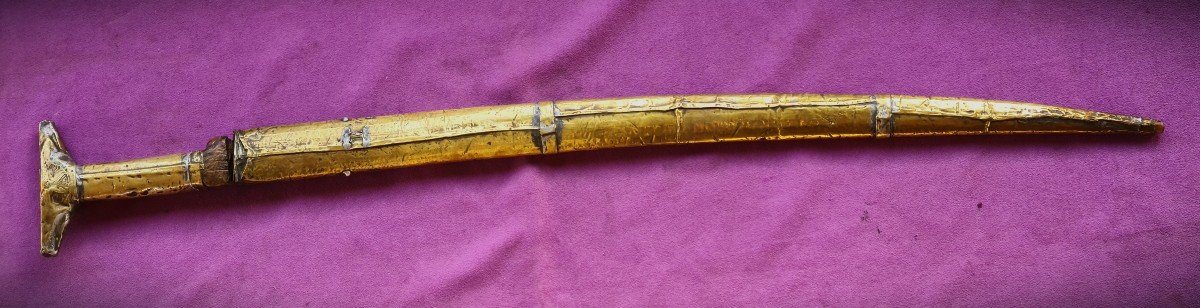 Large Moroccan Berber Cutlass Type "sboula" 19th-photo-1