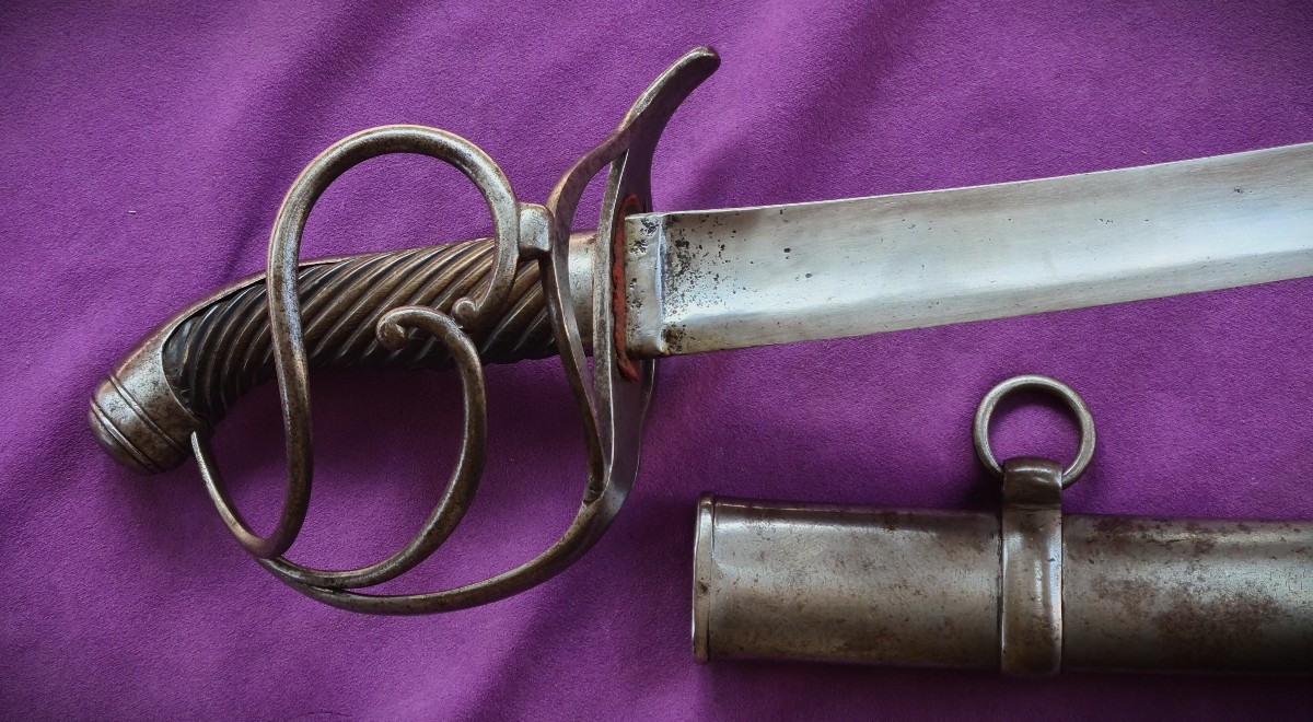 Imperial Russian Cadet Saber, Napoleonic Grip Blade Year XI-photo-2