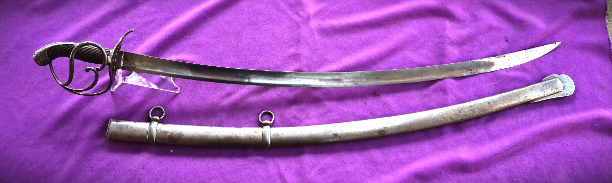 Imperial Russian Cadet Saber, Napoleonic Grip Blade Year XI