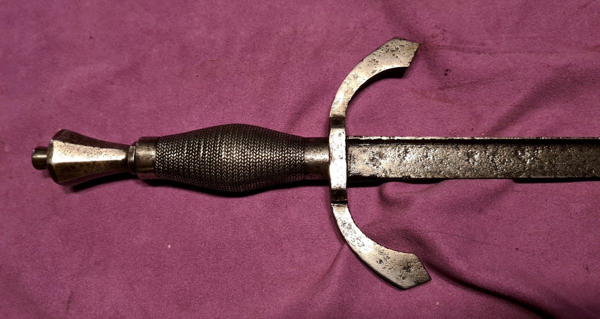 Large 17th Century Style Left Hand Dagger-photo-3