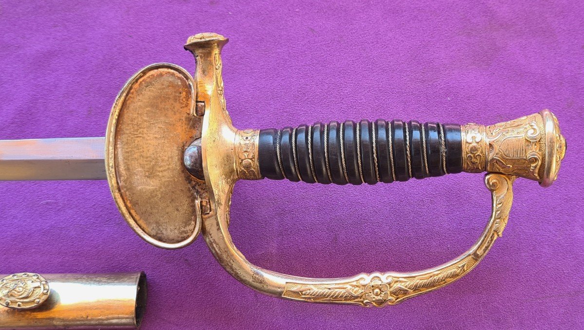 Senior Officer's Sword Of Voltigeur / Grenadier Of The Imperial Guard-photo-3