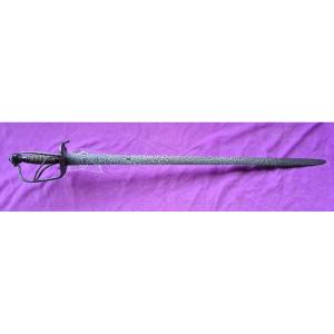 Strong Sword Called "wallonne" With Regimental Number, , Johannis Wundes Mark