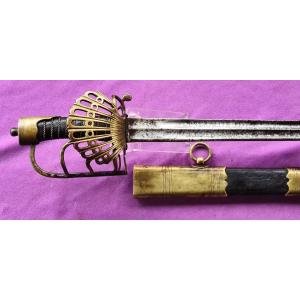 Sabre d'officier de Maréchaussée 1787, généralité de Bretagne