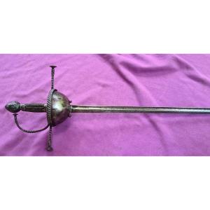 Rapier With Taza Guard , Saxony Circa 1600