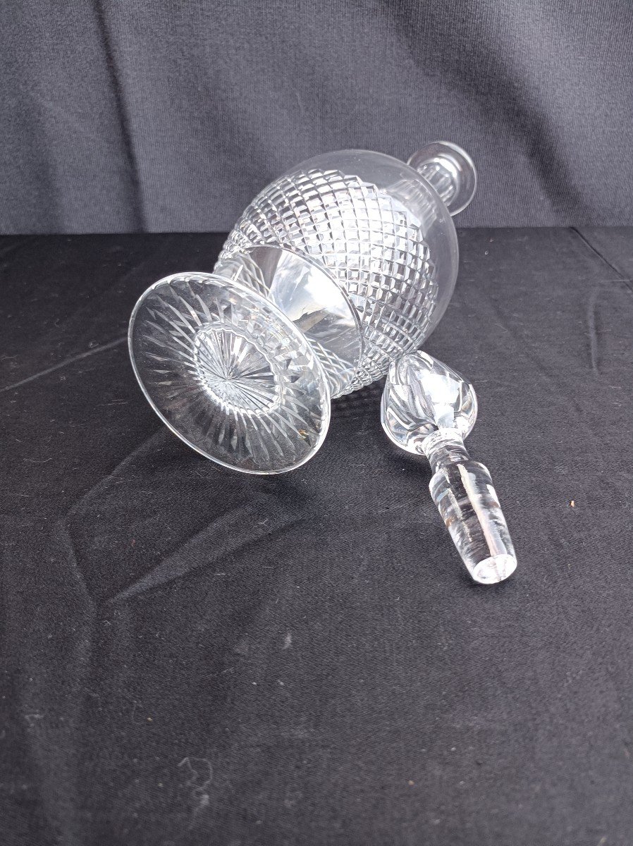 Saint Louis Crystal Liquor Set/ Cooked Wine Service, Roty Model-photo-6