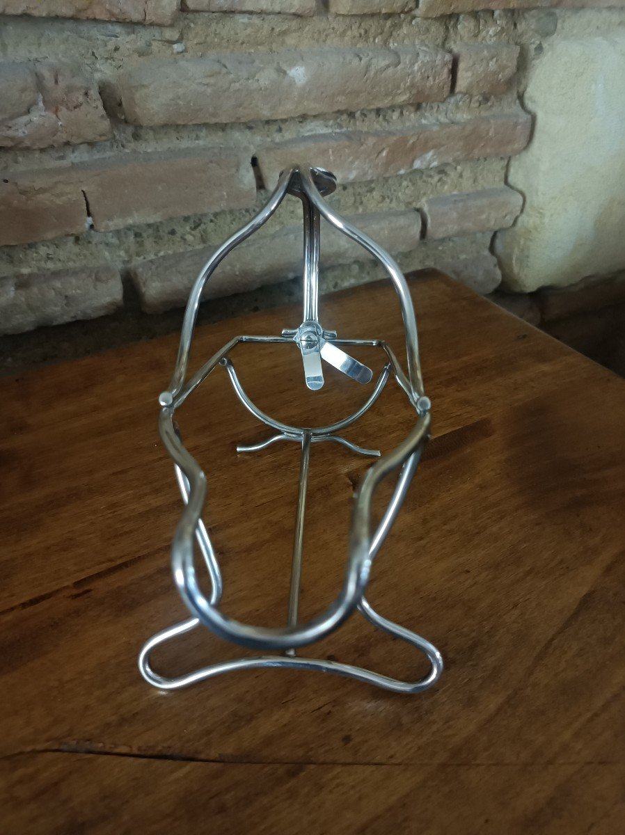 Christofle - Silver Metal Bottle Holder-photo-4