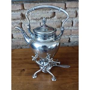 Samovar Argent Massif Bruckmann & Söhne - Heilbronn  Epoque Empire Napoléon III XIXe Siècle