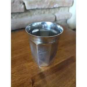 Solid Silver Sided Cup Minerva Hallmark Goldsmith Hénin & Cie 