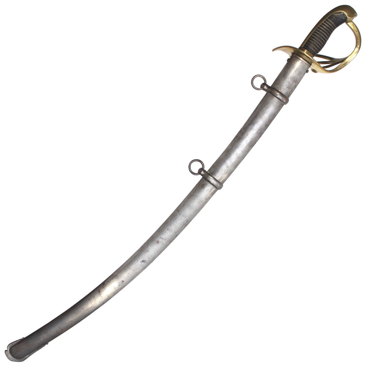 Sabre de troupe de cavalerie l&eacute;g&egrave;re mod&egrave;le 1815, modifi&eacute; 1832, Espagne, dat&eacute; 1839-photo-6