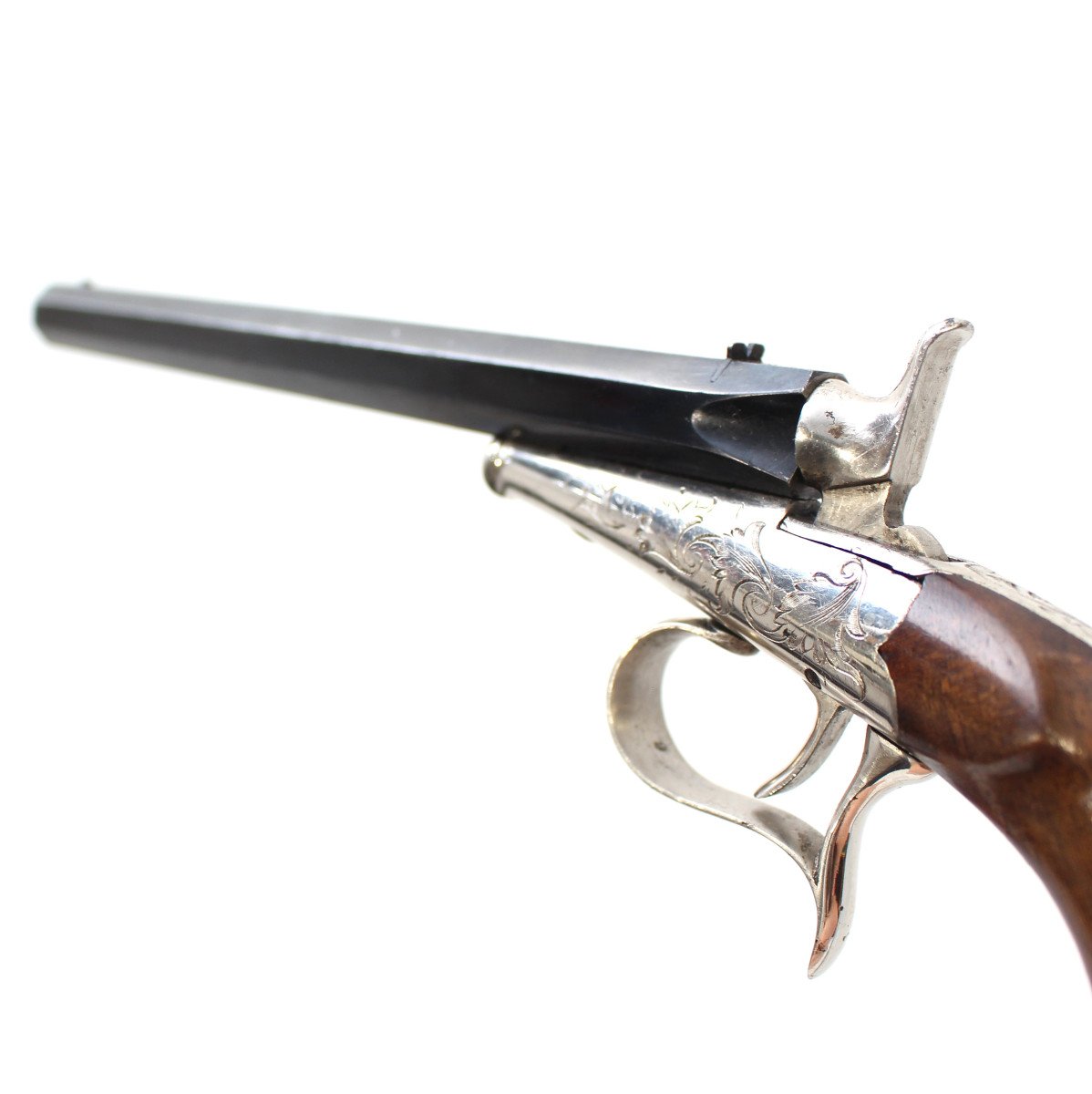 Pistolet à système Flobert, France, milieu du XIXème siècle-photo-4