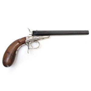 Pistolet à système Flobert, France, milieu du XIXème siècle