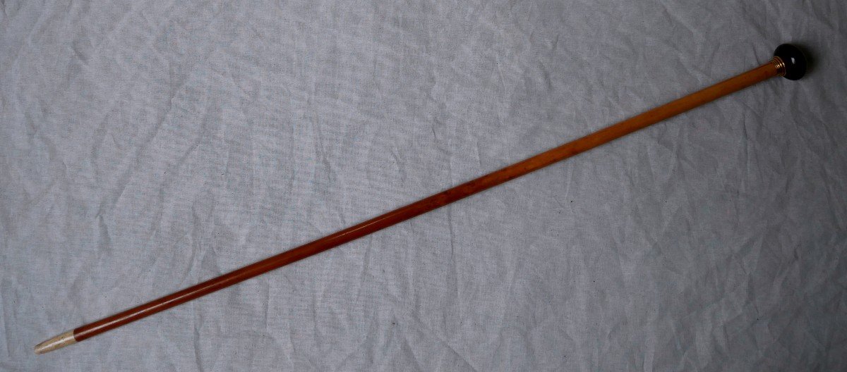 Cane With Pommel, Marquis' Crown, 19th Century-photo-2