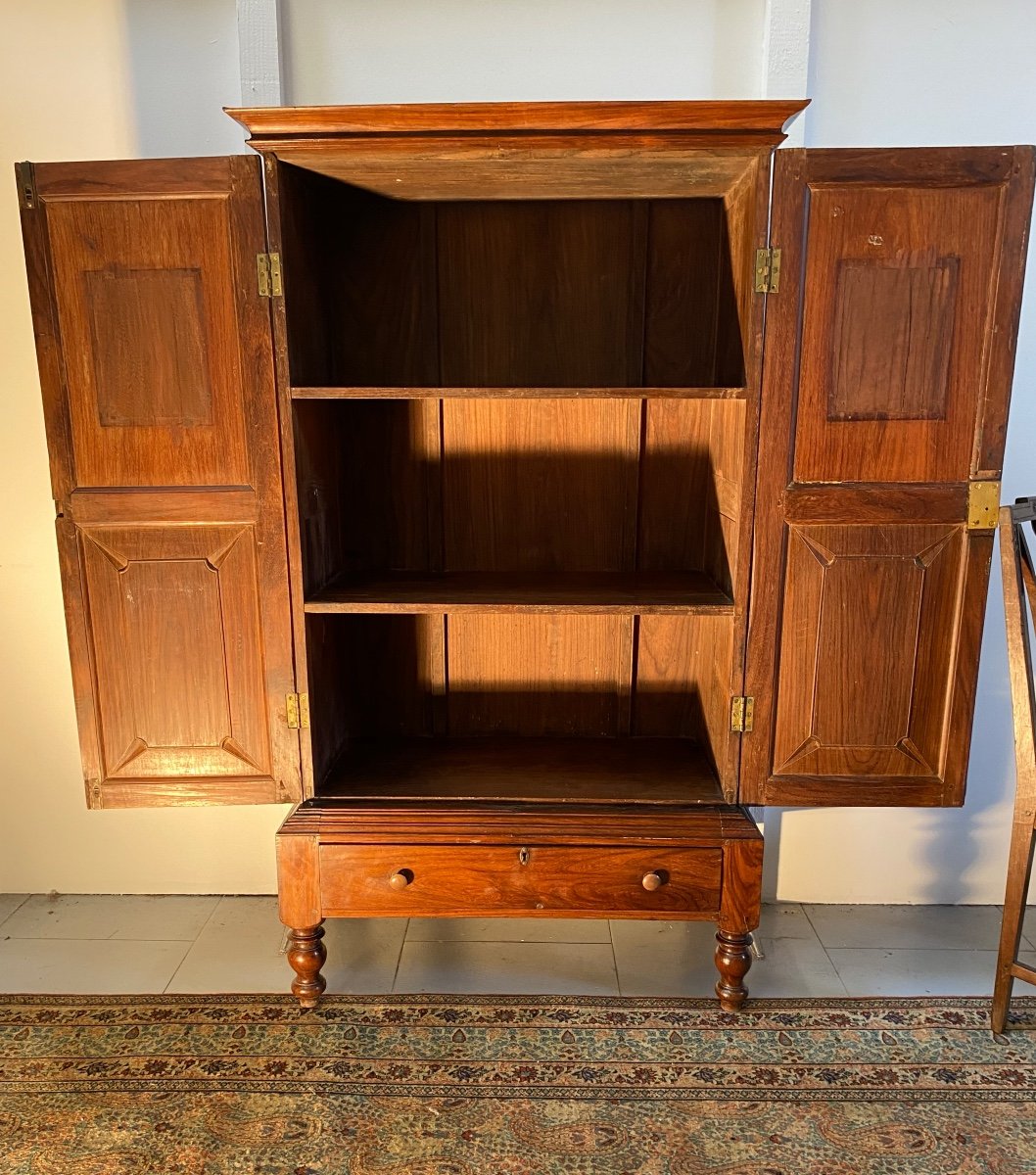 Small Indian Spice Cabinet, Rosewood, XIXth Century-photo-3