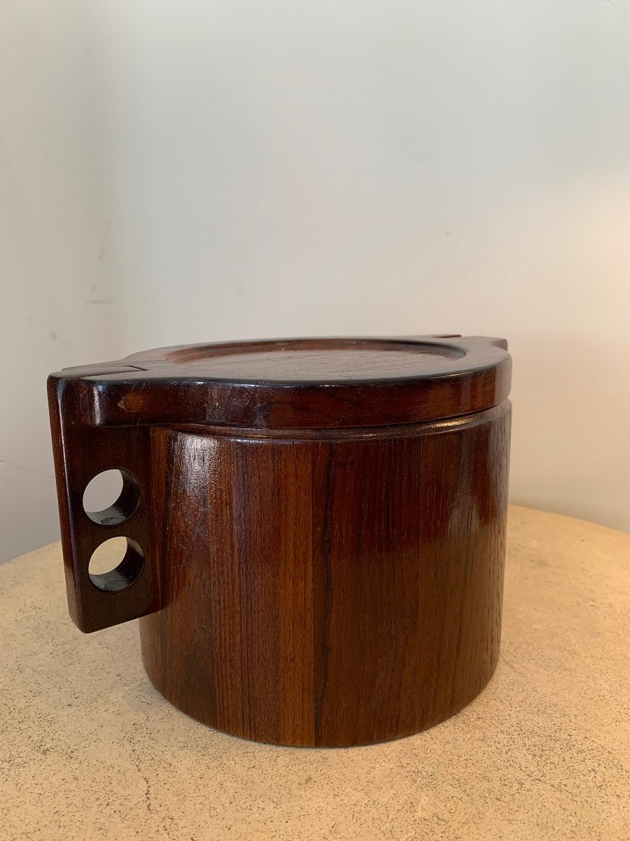 Teak Ice Bucket By Birgit Krogh, Denmark, 1970s-photo-4