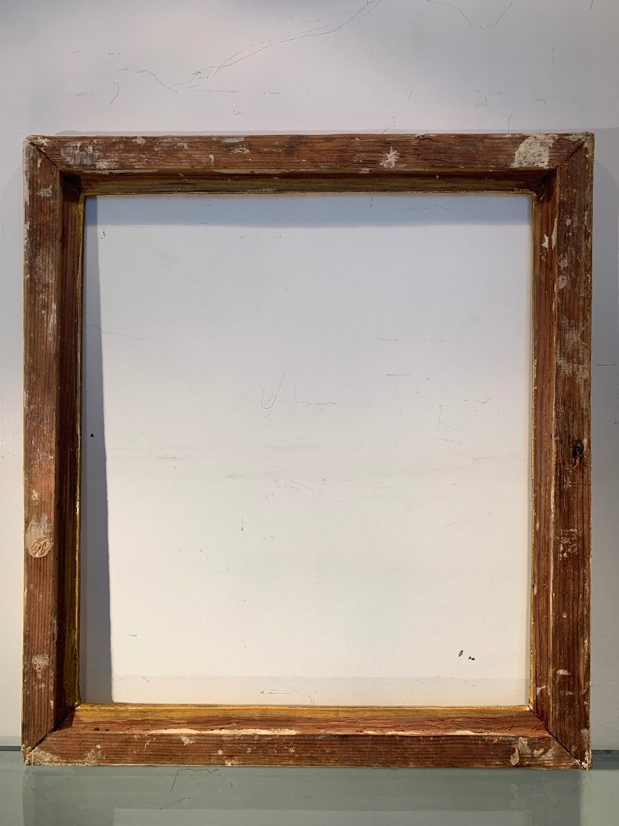 Small Gilded Wooden Frame, Late 18th Century-photo-3