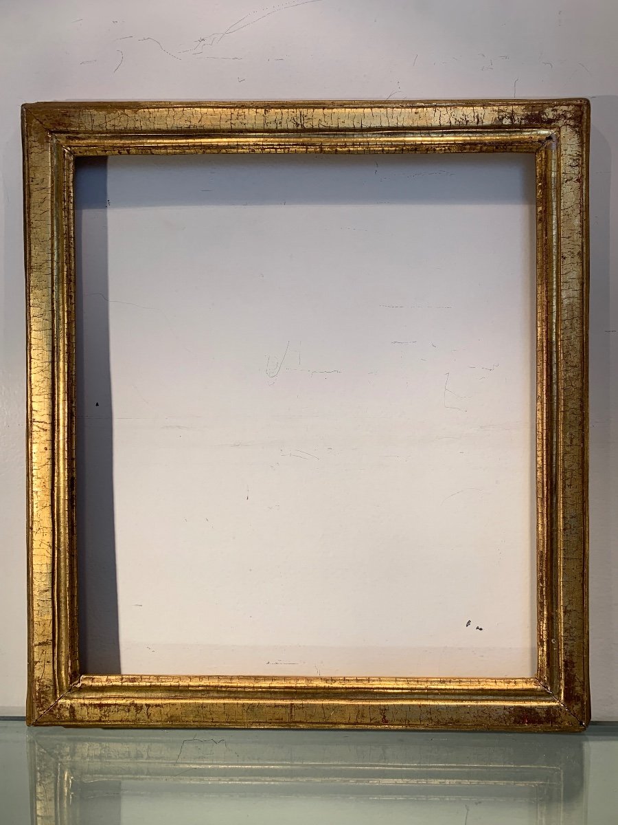 Small Gilded Wooden Frame, Late 18th Century