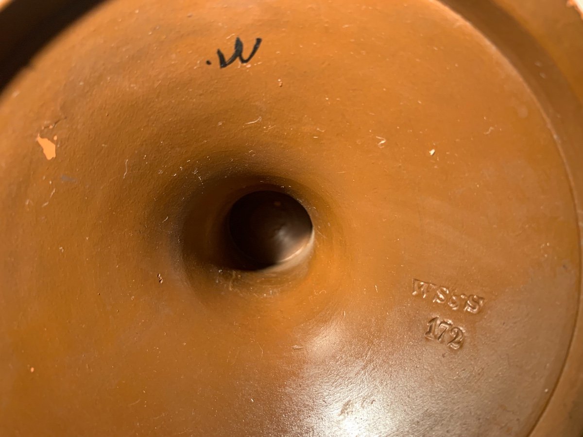 Vase Néoclassique En Terre Cuite Par Wilhelm Schiller, Autriche, Epoque Fin XIXeme-photo-6