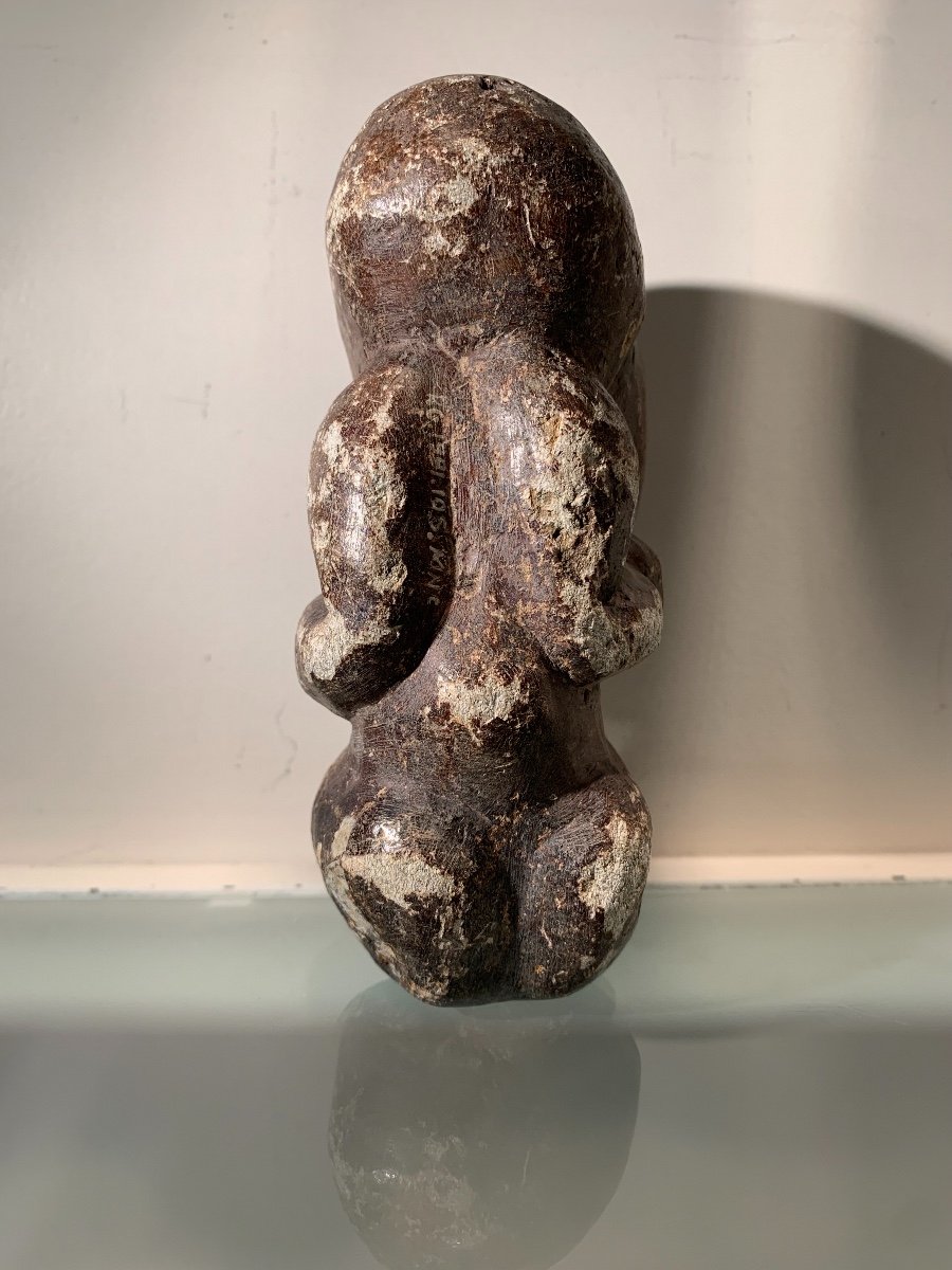 Kissi Nomoli Stone Statuette, Sierra Leone, 20th Century Or Earlier-photo-2