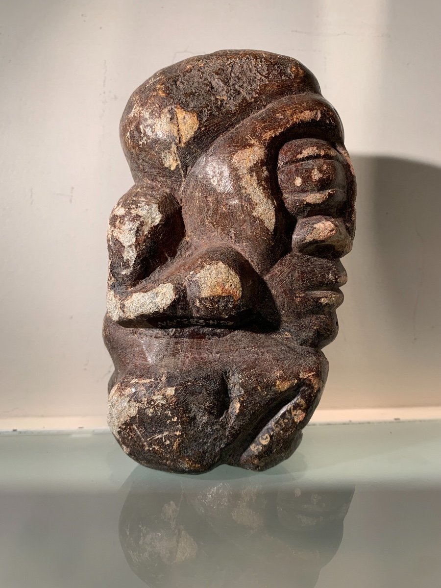 Kissi Nomoli Stone Statuette, Sierra Leone, 20th Century Or Earlier-photo-4