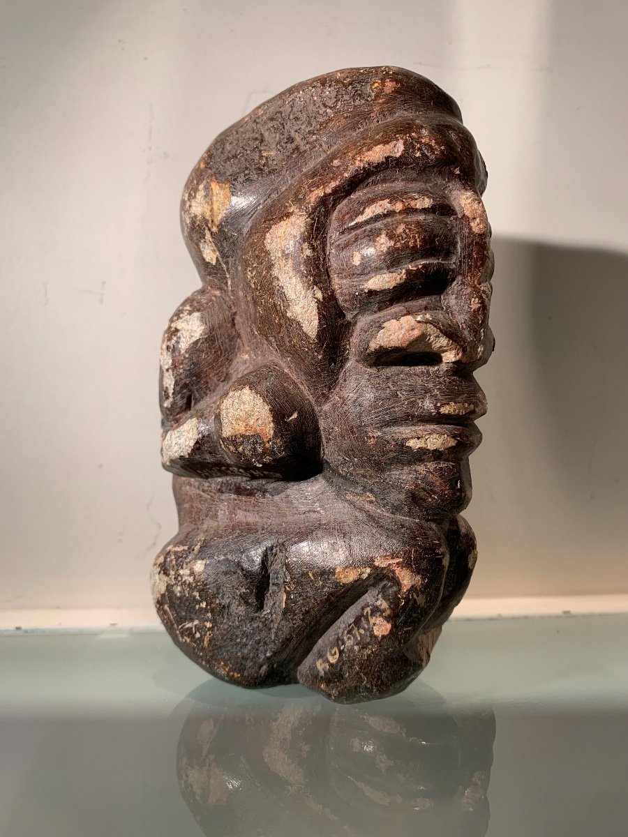 Kissi Nomoli Stone Statuette, Sierra Leone, 20th Century Or Earlier-photo-5