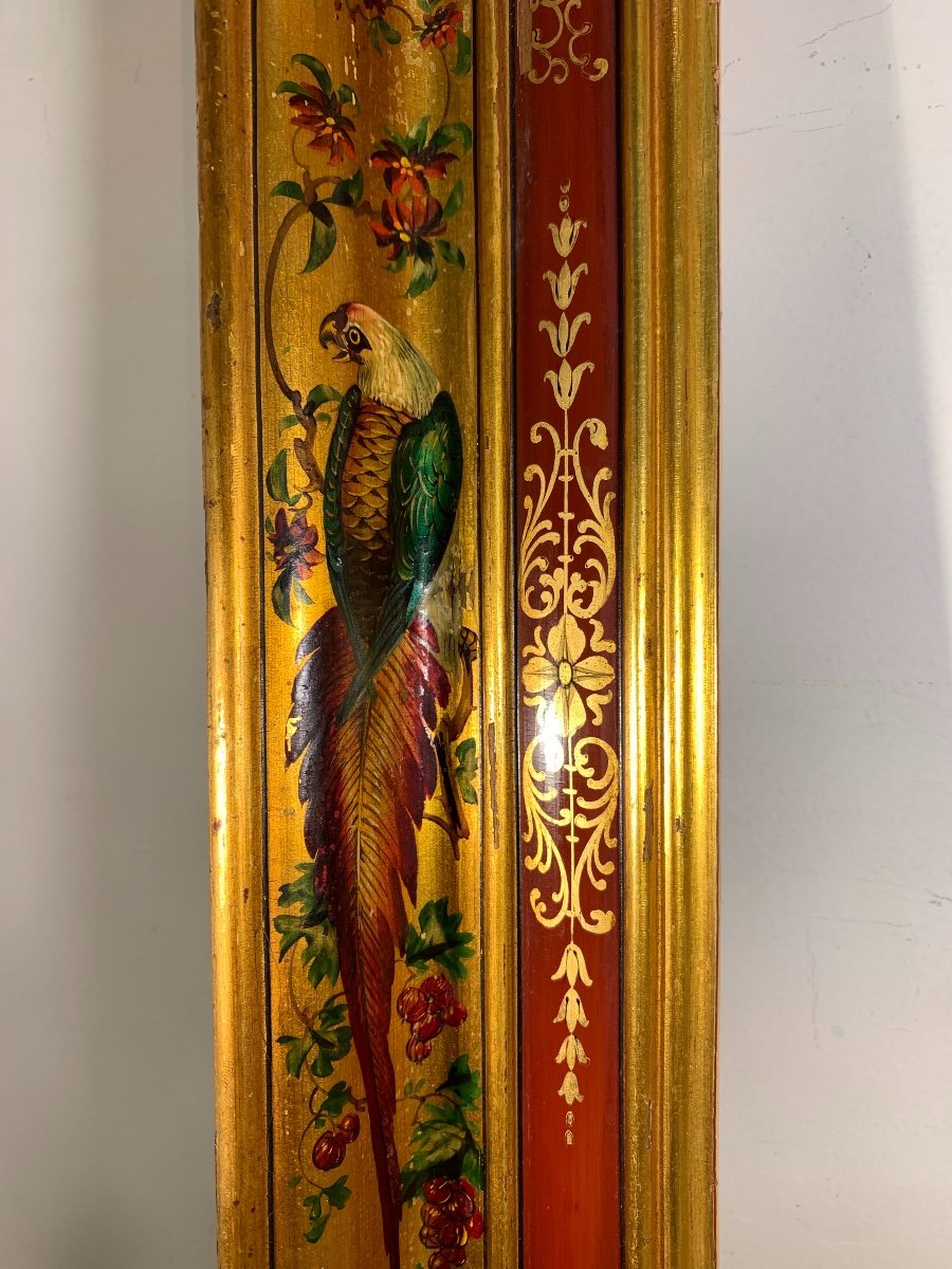 Gilded Wooden Frame With Animal And Floral Decor, Empire Period-photo-5