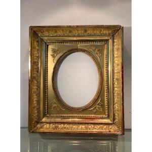 Small Frame In Golden Wood, 1st Empire Period