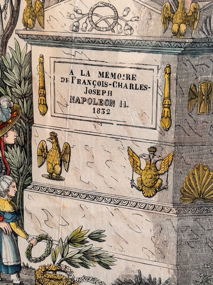 Image D’epinal XIX « tombeau De Napoléon 2 »-photo-3