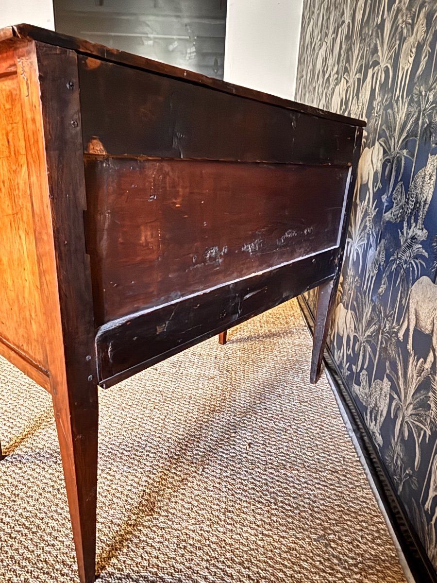 Louis XVI 18th Century Sauteuse Chest Of Drawers-photo-3