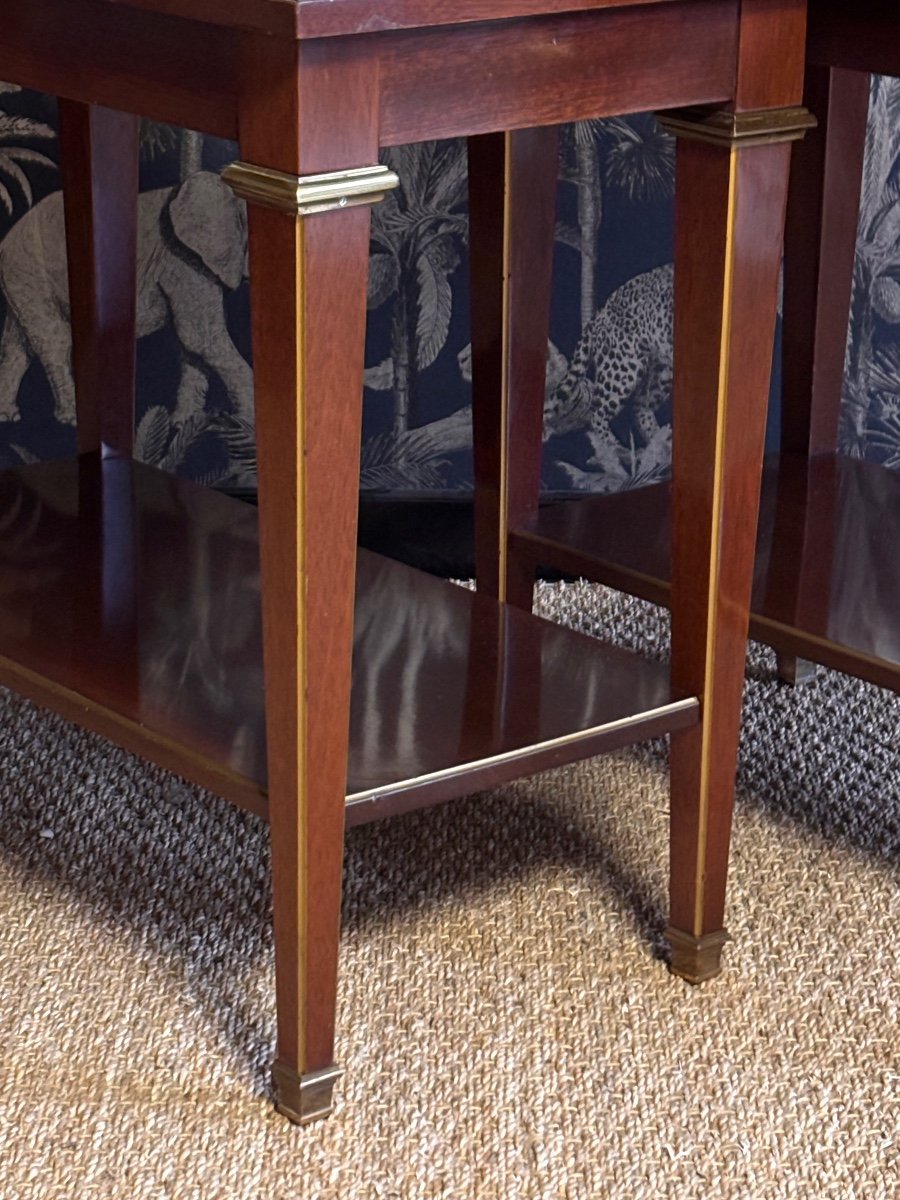 Pair Of Louis XVI Style End Tables By Hirsch-photo-3