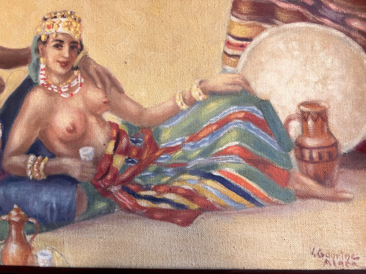 Orientalist Painting, Early 20th Century -photo-1