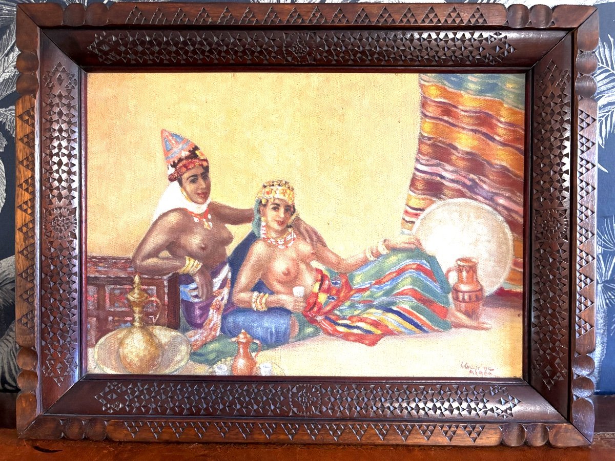 Orientalist Painting, Early 20th Century 