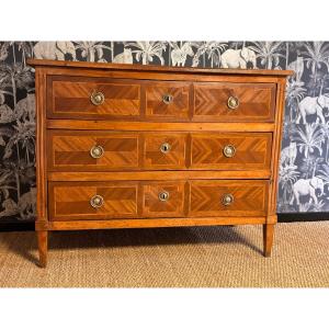 Louis XVI Chest Of Drawers, 18th Century