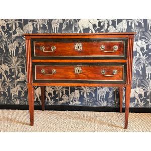 Louis XVI 18th Century Sauteuse Chest Of Drawers