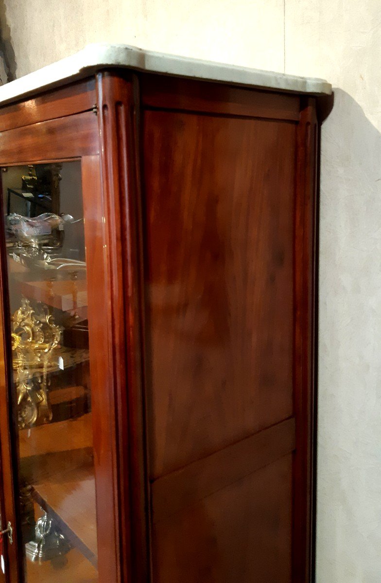 Small Louis XVI Mahogany Bookcase-photo-5