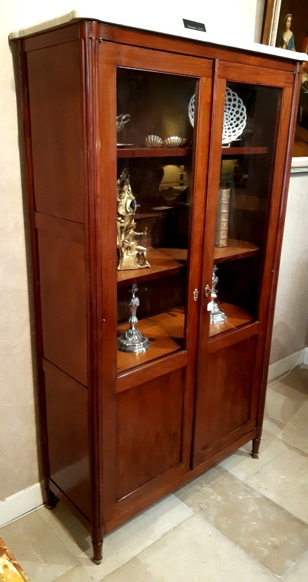 Small Louis XVI Mahogany Bookcase