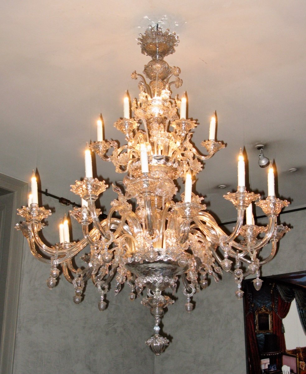 Large Murano Chandelier-photo-5