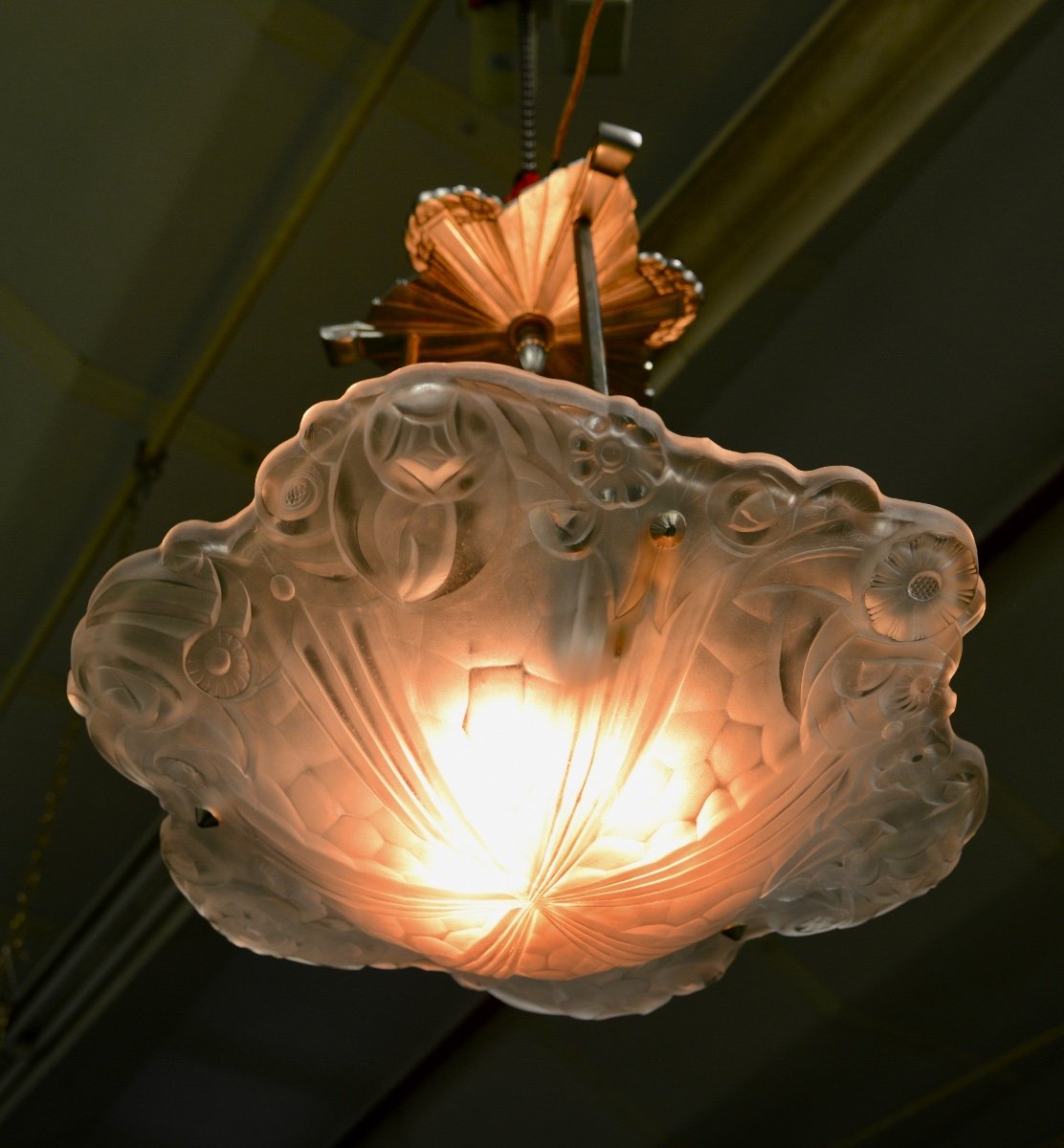 Art Deco Degue Lamp-photo-2