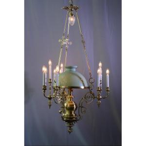 Oil Chandelier, Napoleon III Period