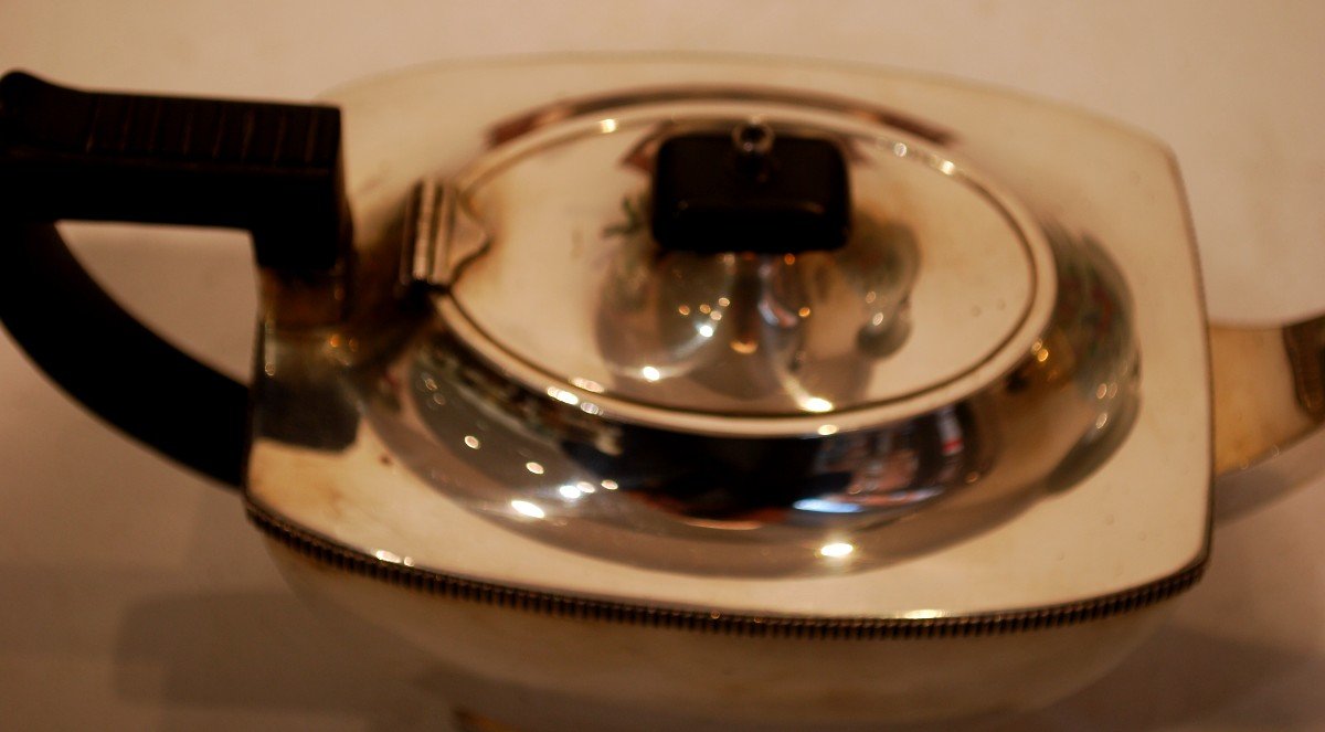 Art Deco Silver Teapot-photo-4