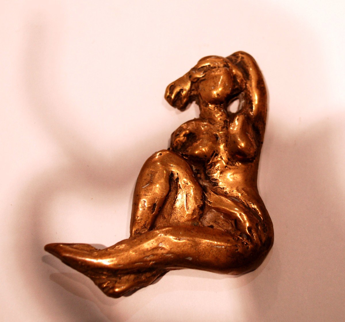 Gilt Bronze The Bather By Madeleine Tézenas Du Montcel -photo-2