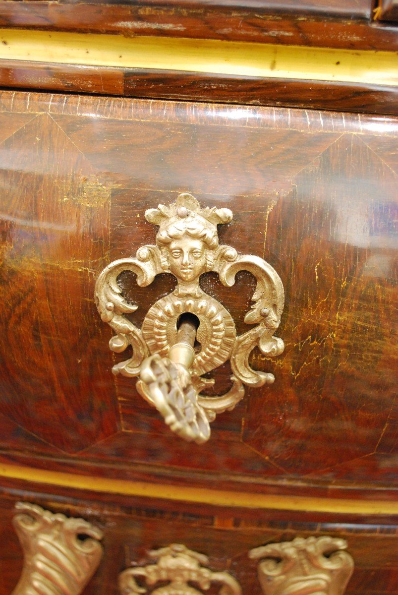 Belle et élégante Commode d'époque Régence-photo-5