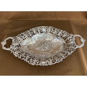 Pattern With Cherub Angels In Silver! 626 G 1890