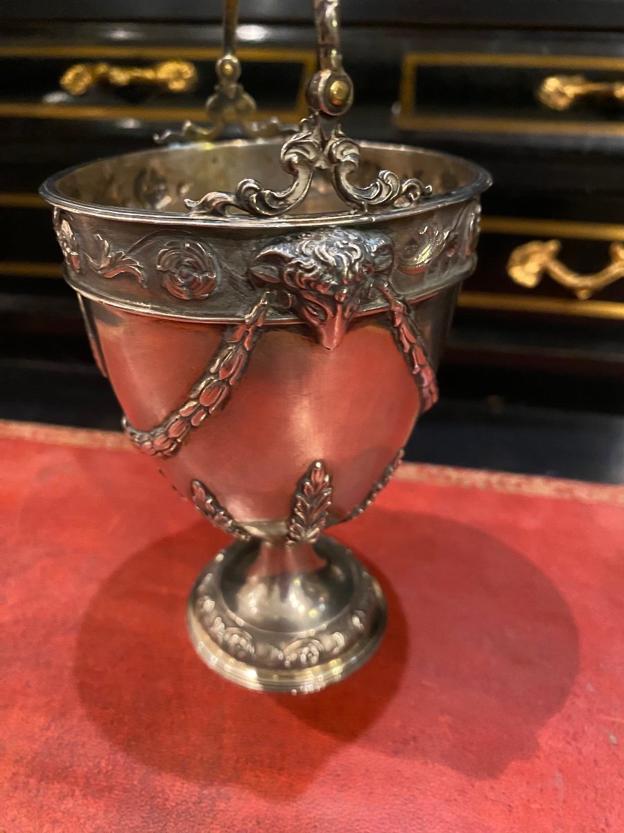 Sterling Silver Bucket, George Fox, London -photo-3