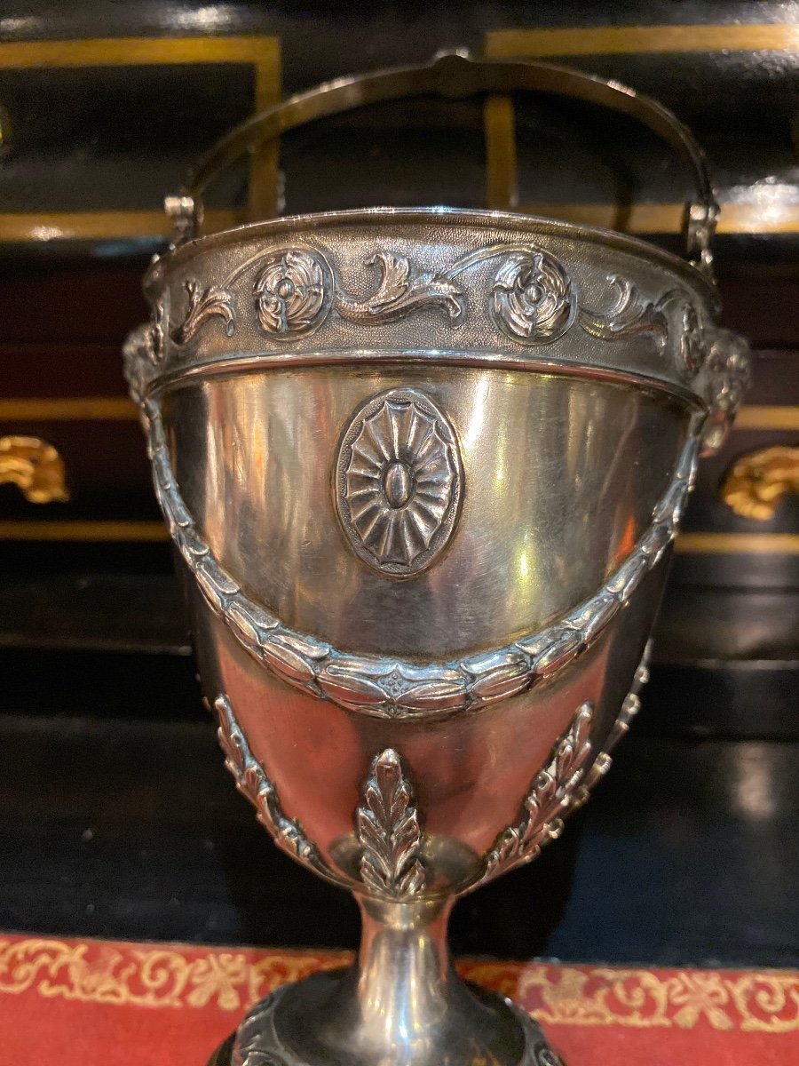 Sterling Silver Bucket, George Fox, London -photo-6