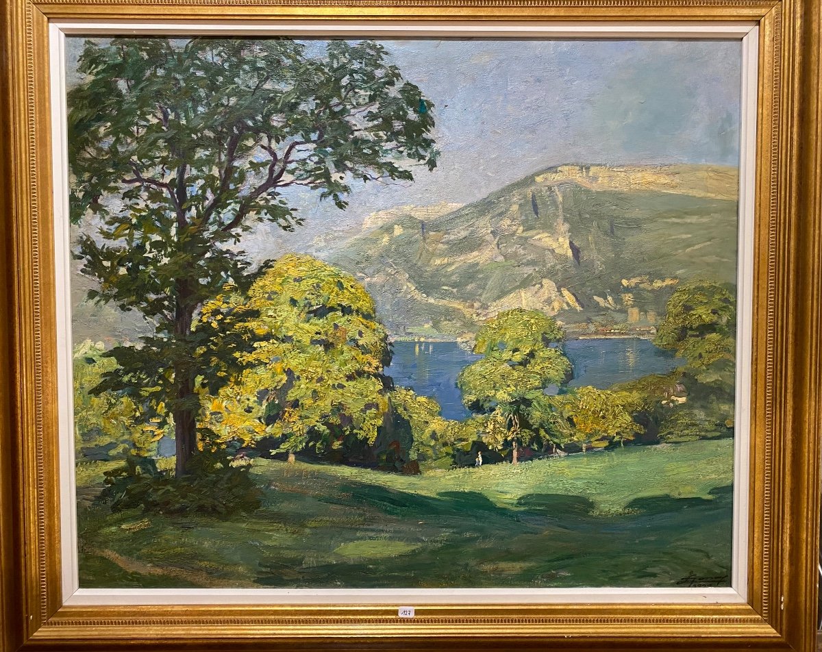 Lake Annecy By Lucien Jonas, 1929