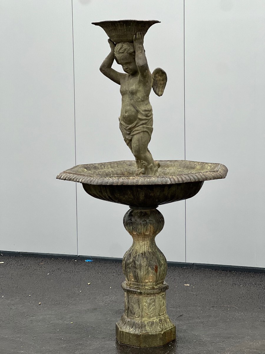 Old Cast Iron Fountain, Late 19th Century