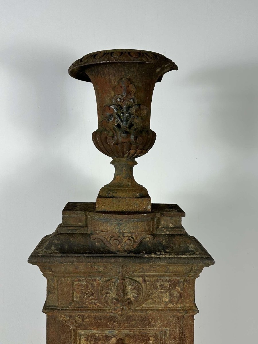 Cast Iron Fountain 19th Century-photo-4